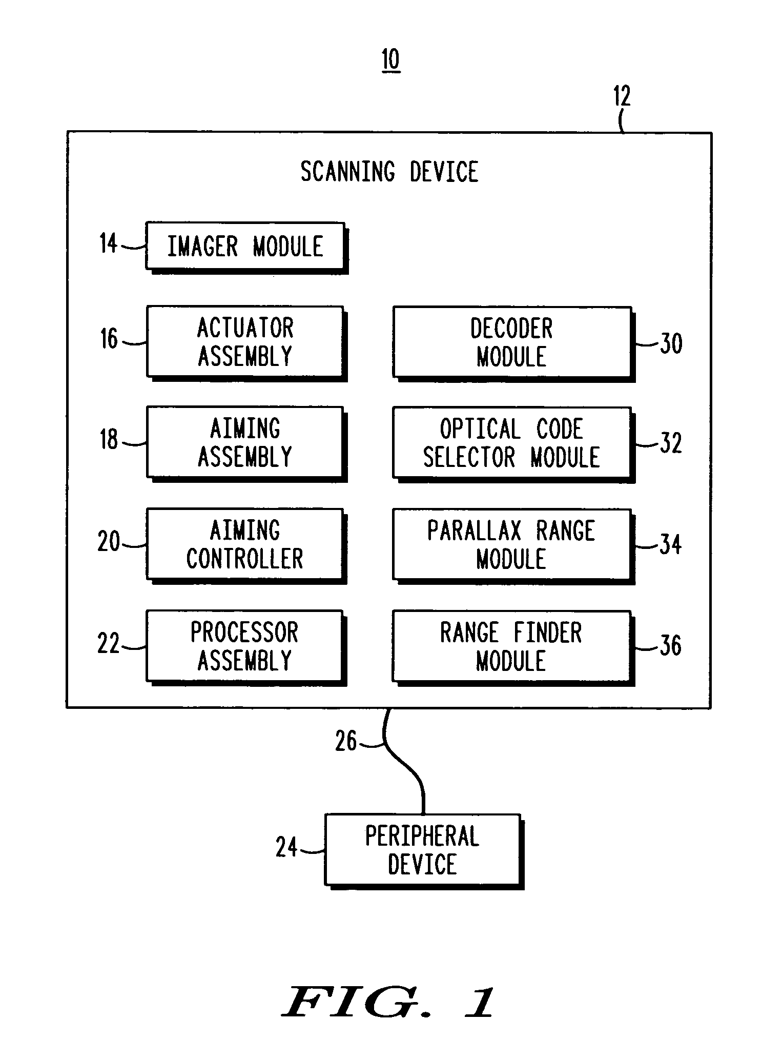 Imaging reader and method with enhanced aiming pattern detection