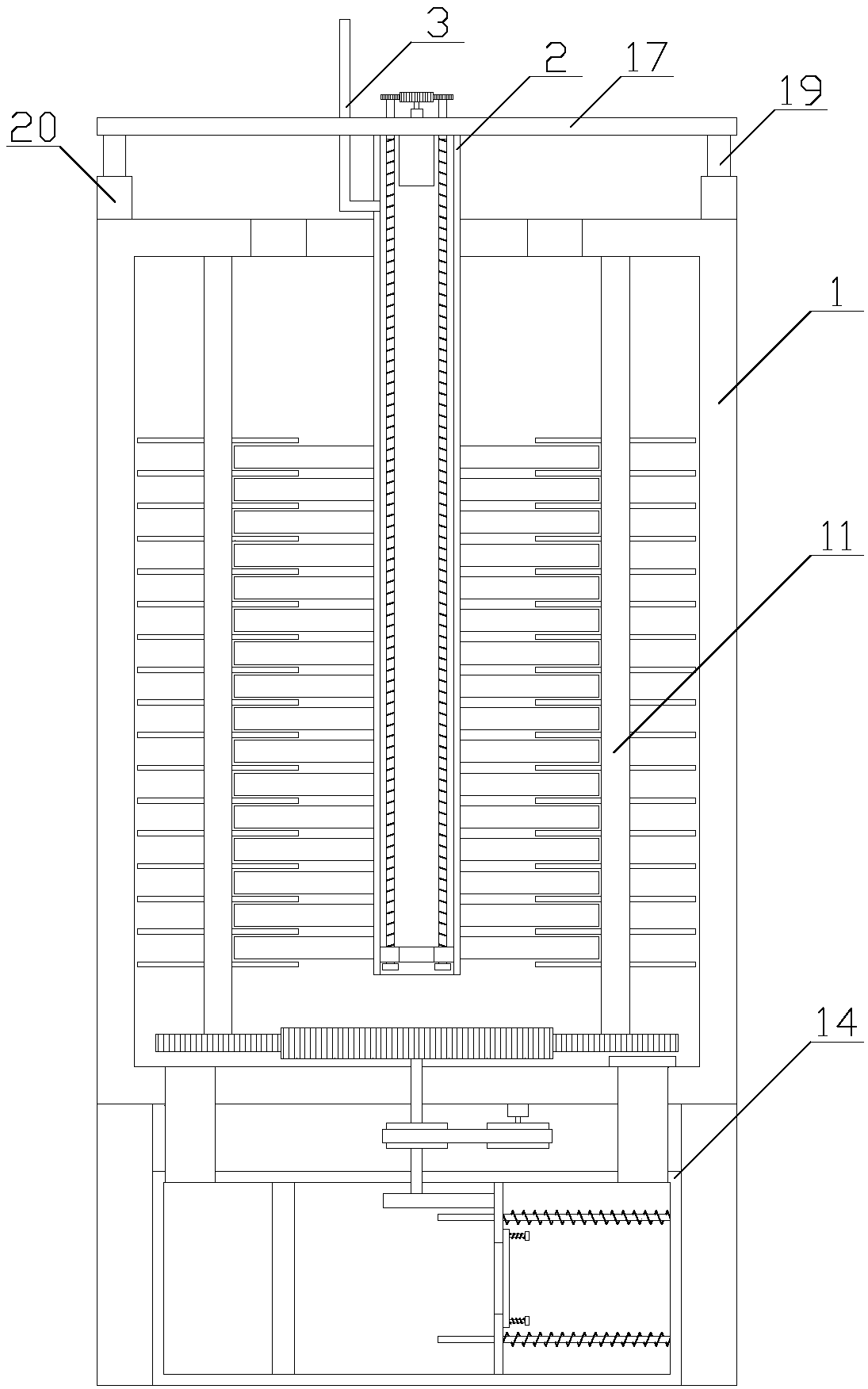 Anti-freezing type wet dust collector