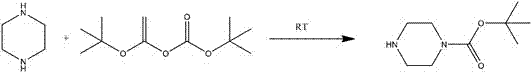 Tripiperazine-triazine based charcoal forming agent and preparation method thereof