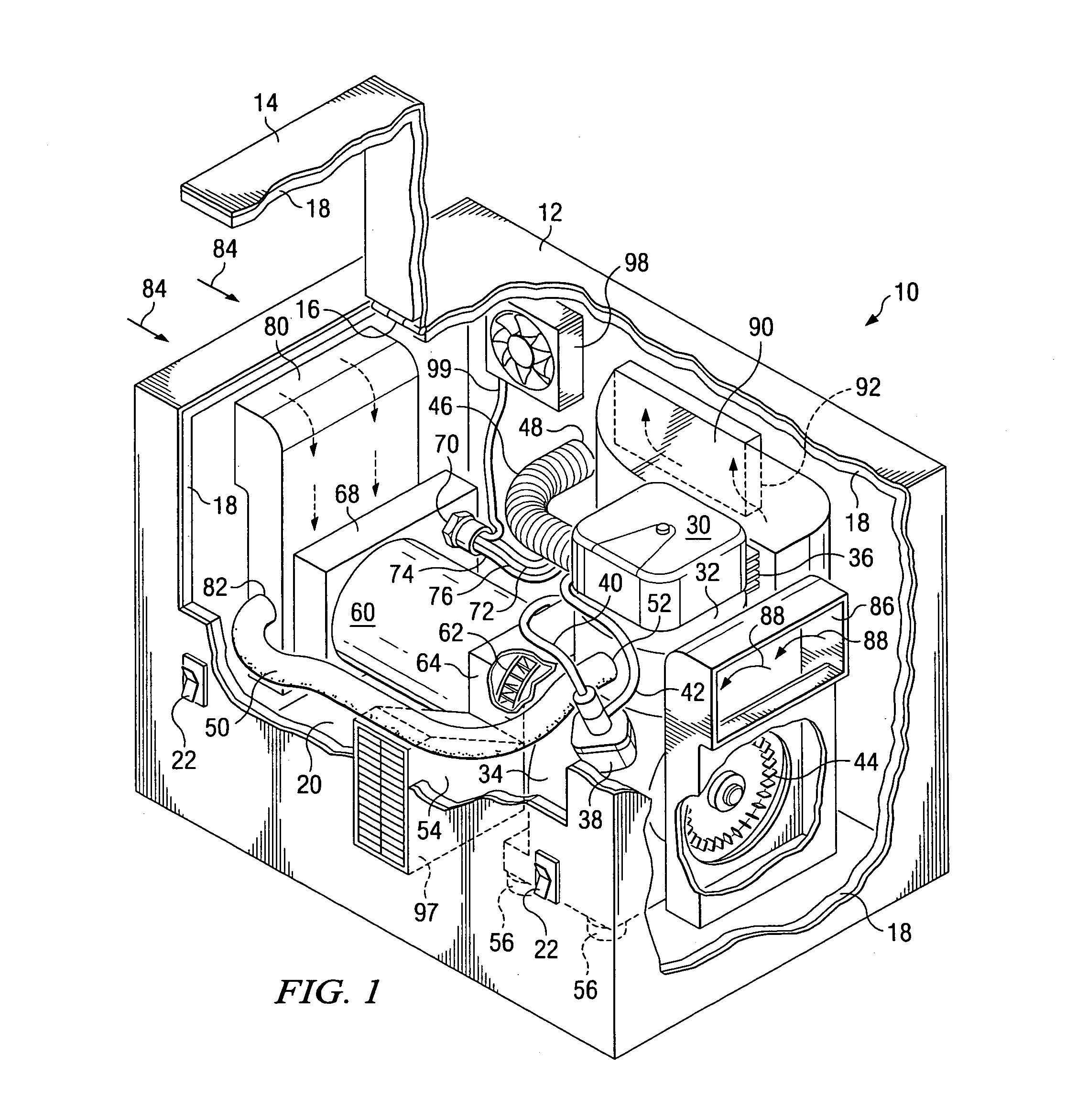 Auxiliary heating and air conditioning unit for a diesel powered transport vehicle