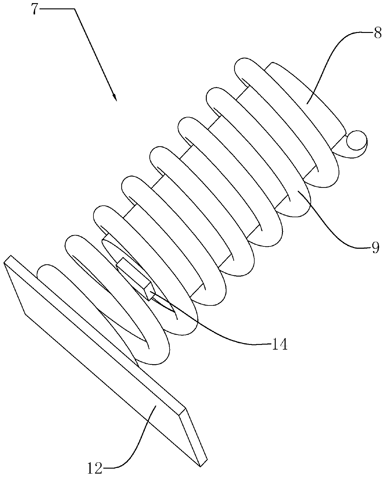 A shared bicycle storage device