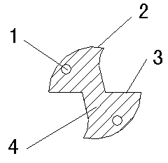 Spiral-type surface finishing and trimming cutter