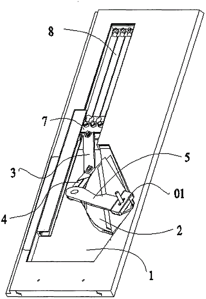 Overturning mechanism and cabinet-type overturning bed