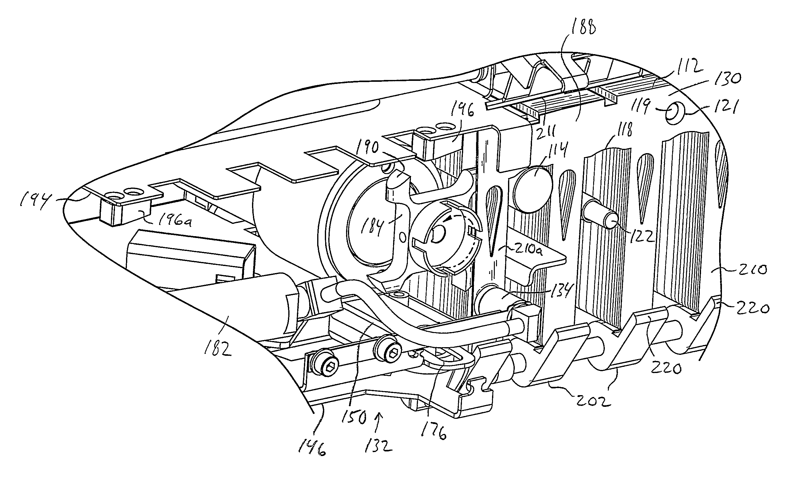 Apparatus and methods for automatically binding a stack of sheets with a nonspiral binding element