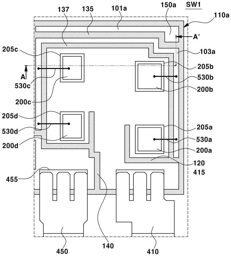 Power module and substrate structure applied to power module