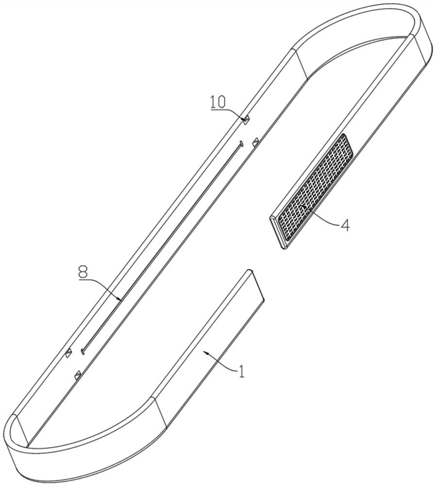 Wound drainage fixing device for breast surgery