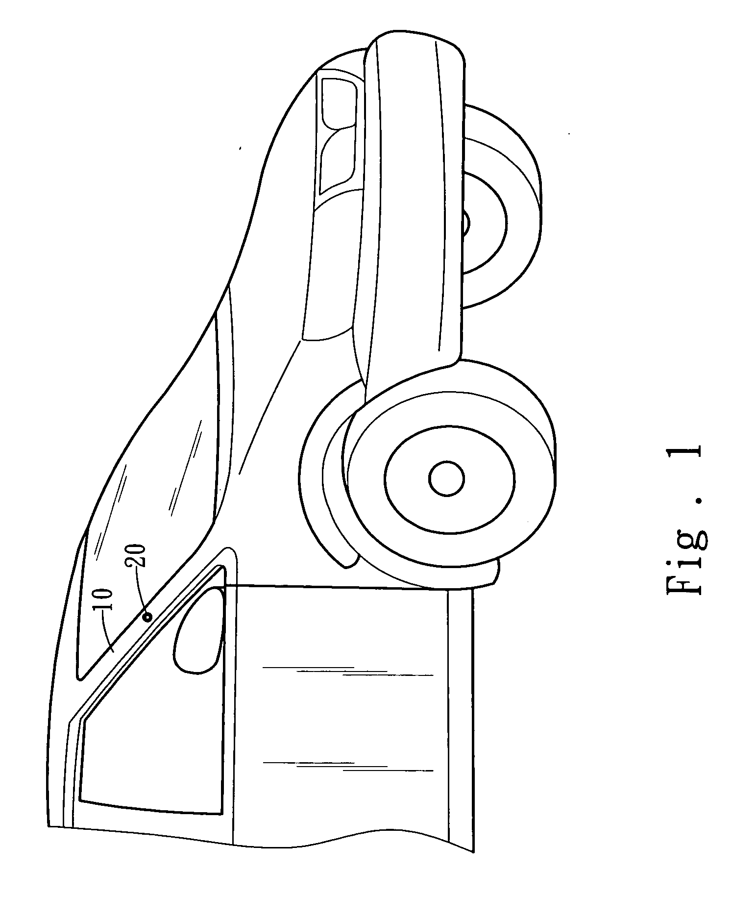 Apparatus for creating effectively transparent A-pillars on vehicle