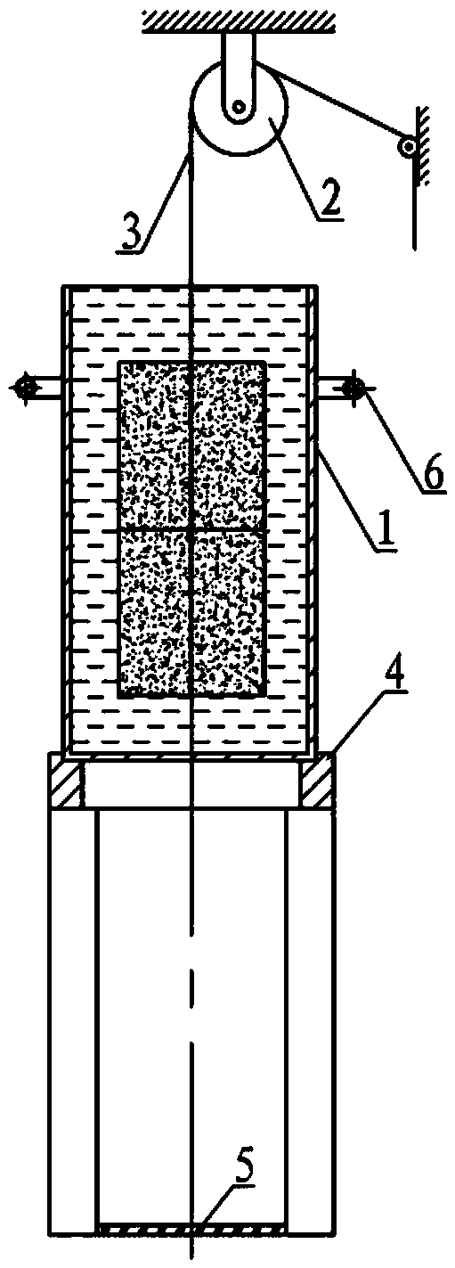 A special device for observing and sorting sapphire crystal bubbles without looking up and full viewing angle