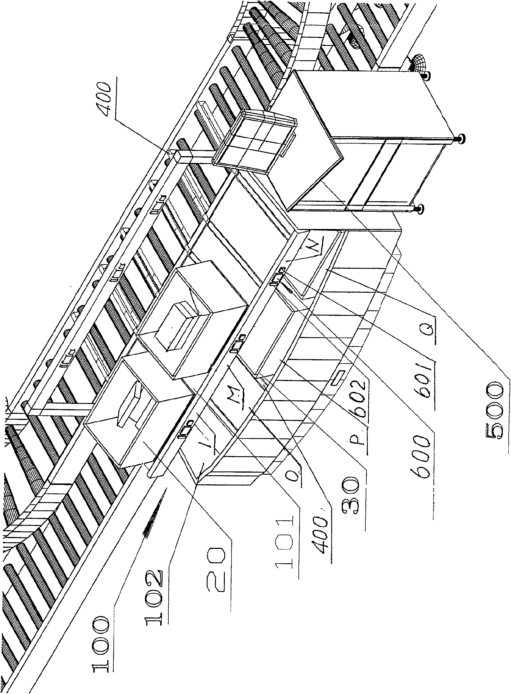 Multi-breed multi-order high-speed sorting table system and sorting method thereof