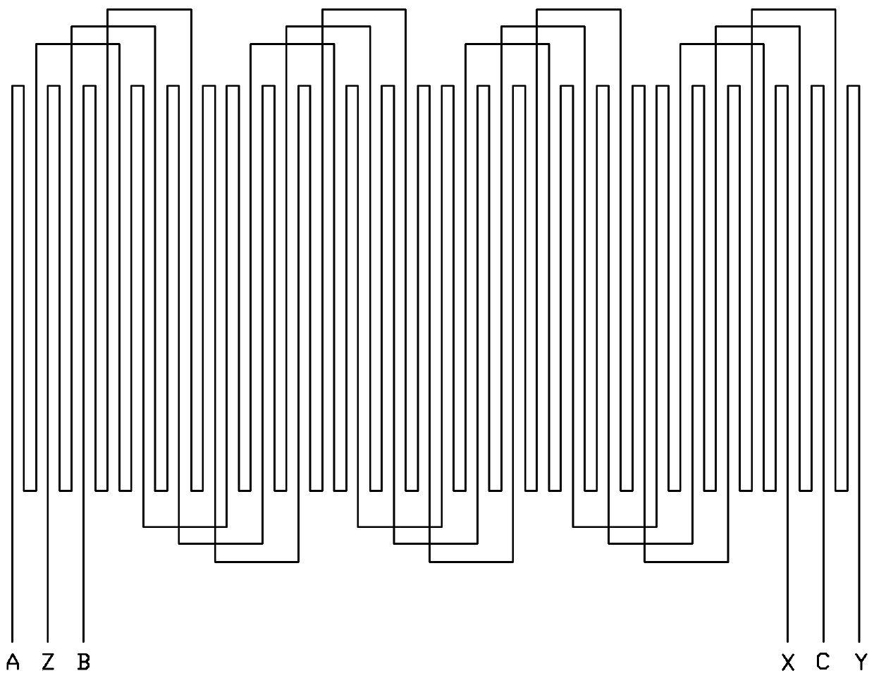 Cylindrical linear generator with double movers and double windings based on the principle of magnetic field modulation