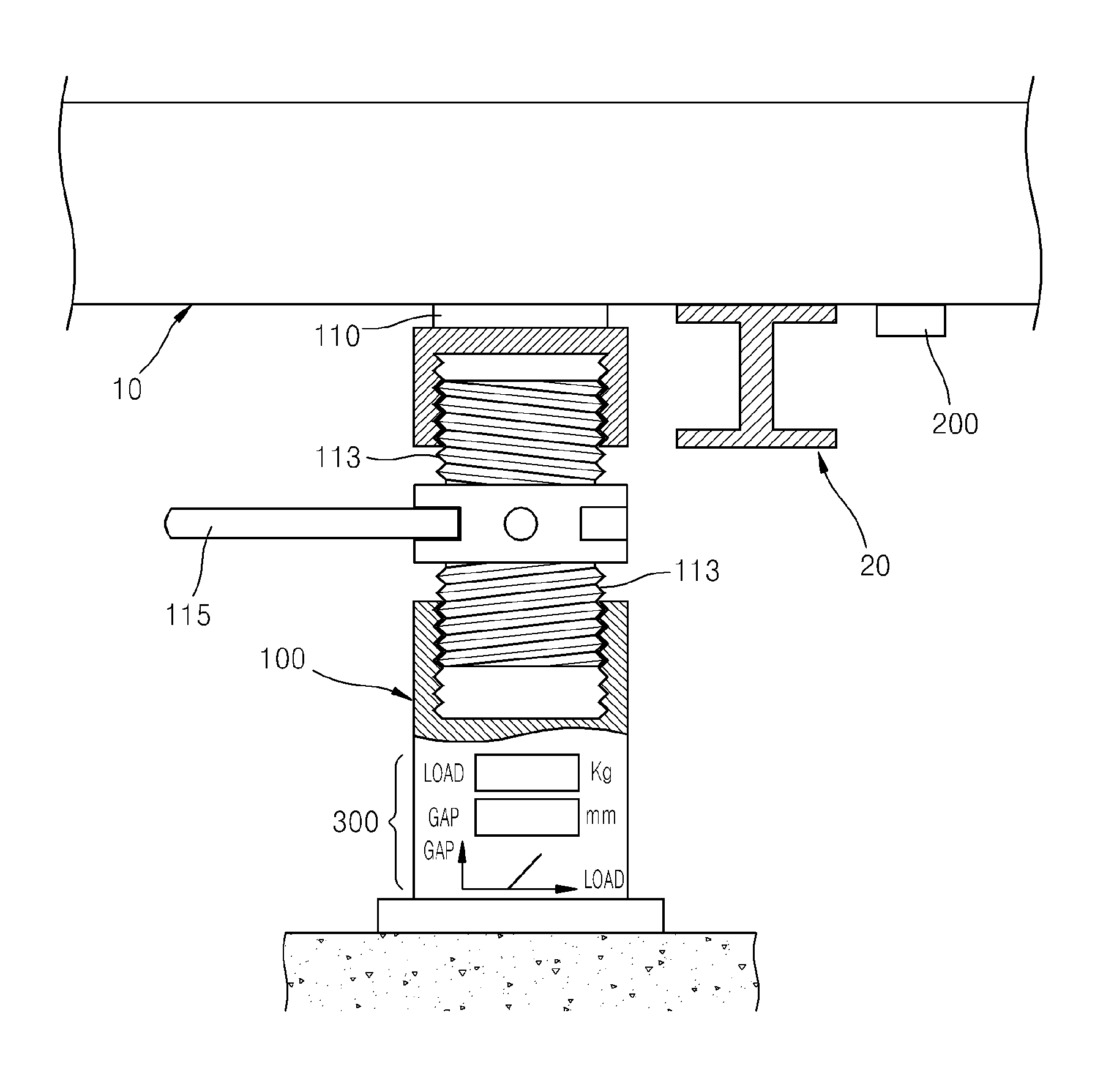 load-measurement-apparatus-acting-on-pipe-support-eureka-patsnap