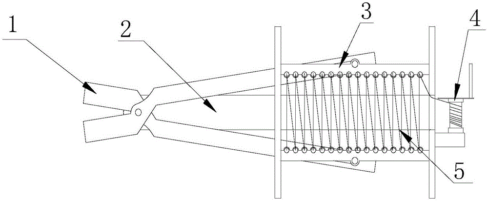 Simple pulley type reinforcement steel shear
