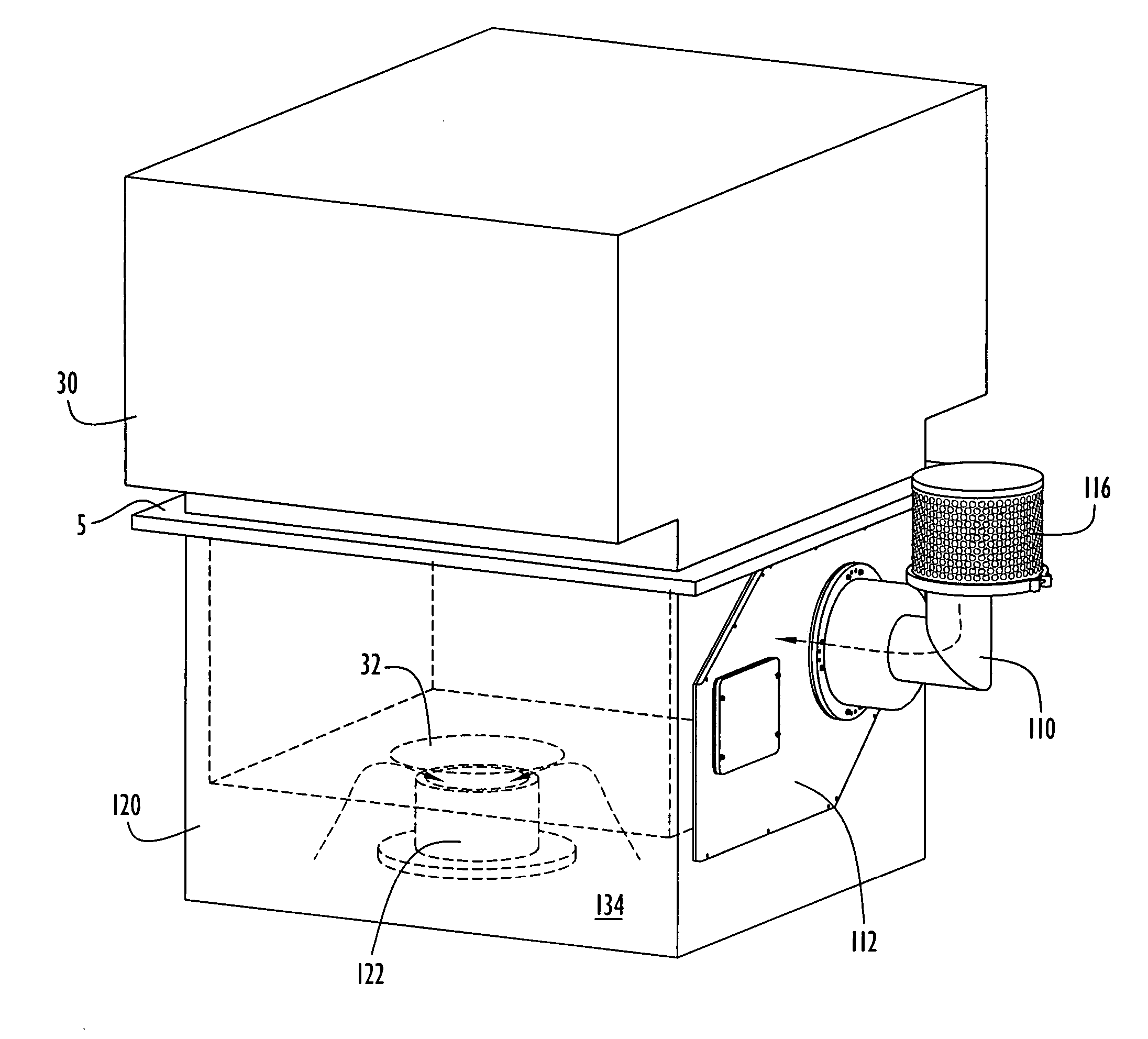 Dust mitigation and surface cleaning system for maintaining a surface free from dust and other materials
