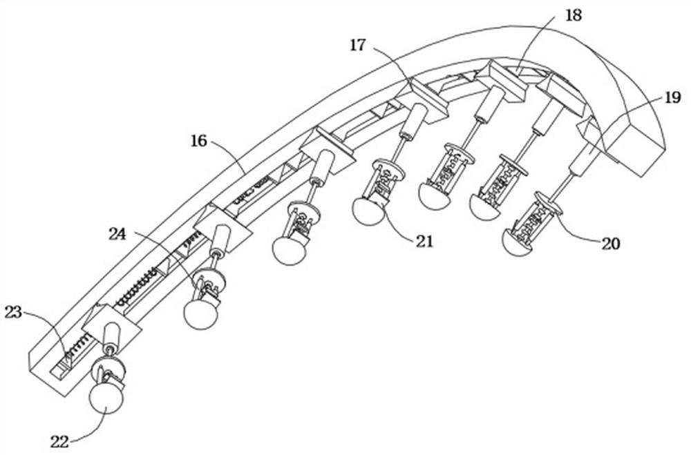 Leg massage device for neurology nursing