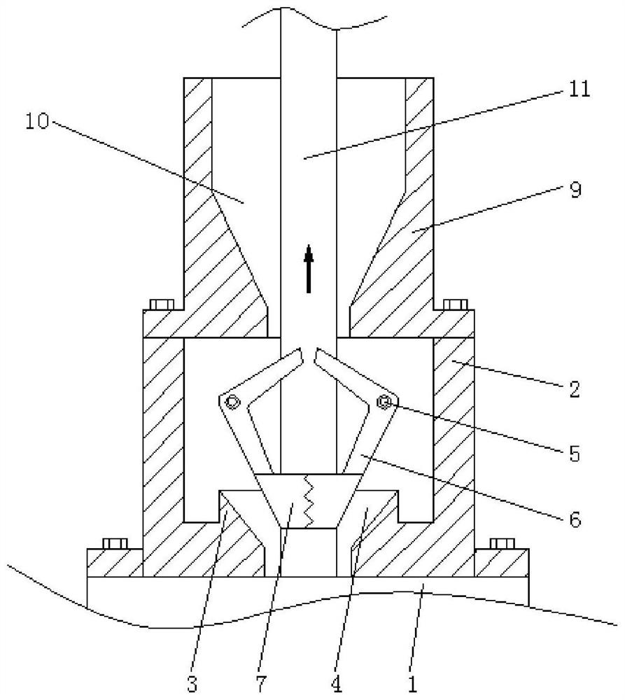 A sucker rod blowout preventer