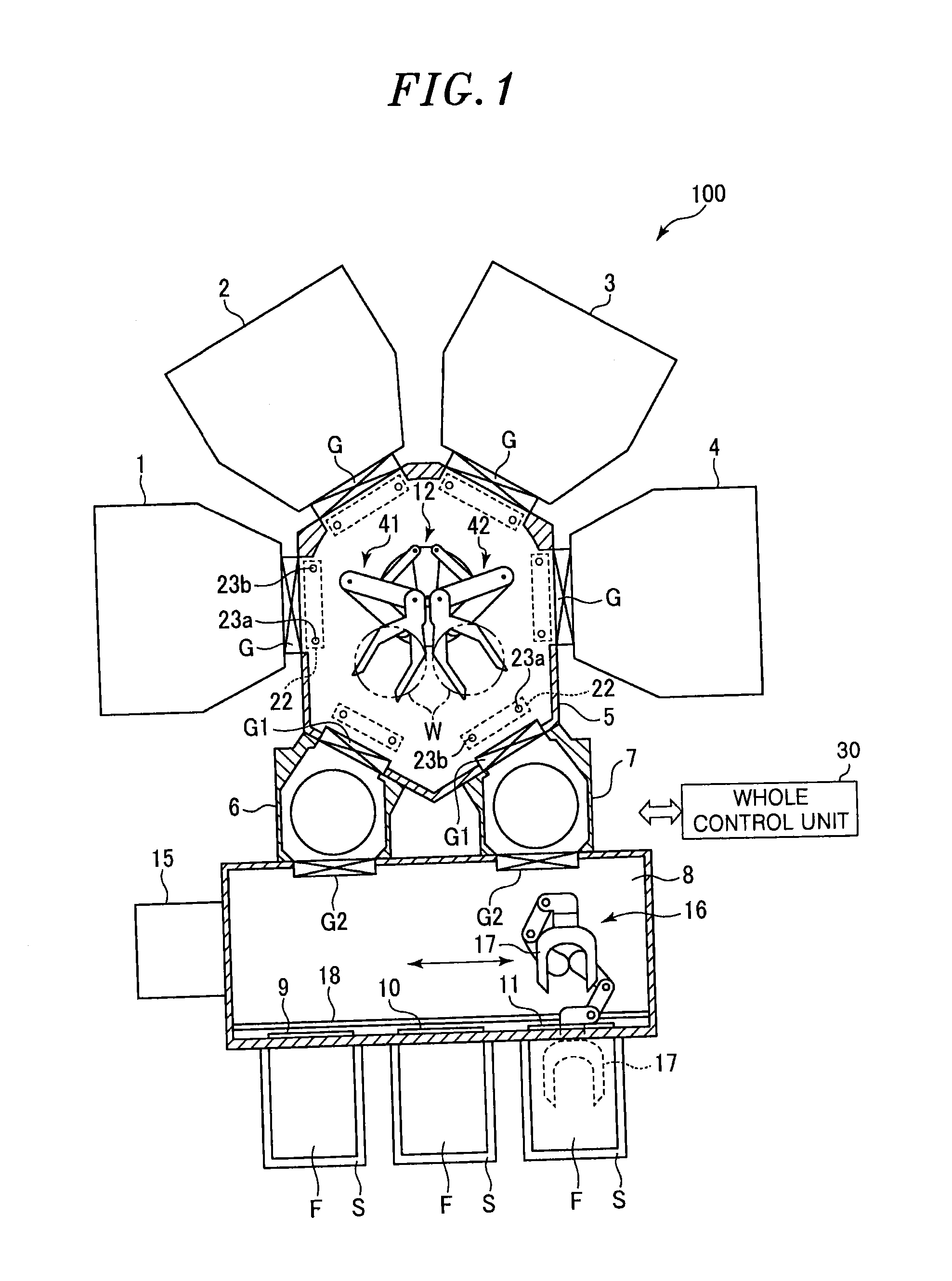 Substrate transfer device and substrate processing system