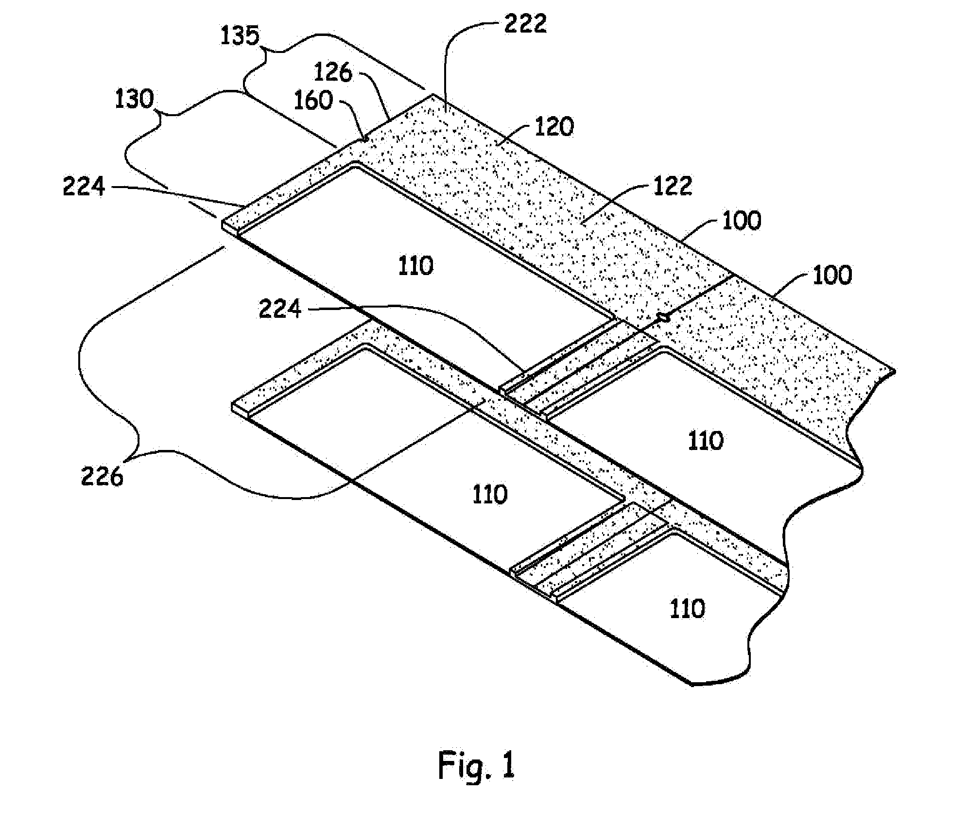 Building integrated photovoltaic having injection molded component