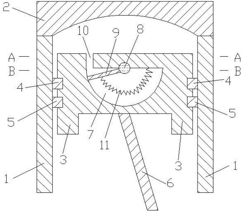 Rotating mechanism type adjusting system for engine displacement