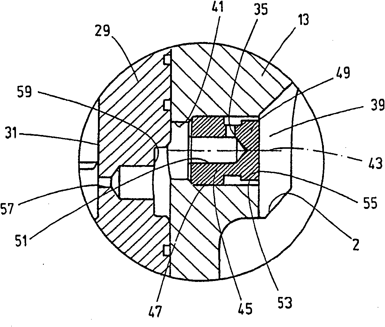 Piloted valve, particularly proportional throttle valve