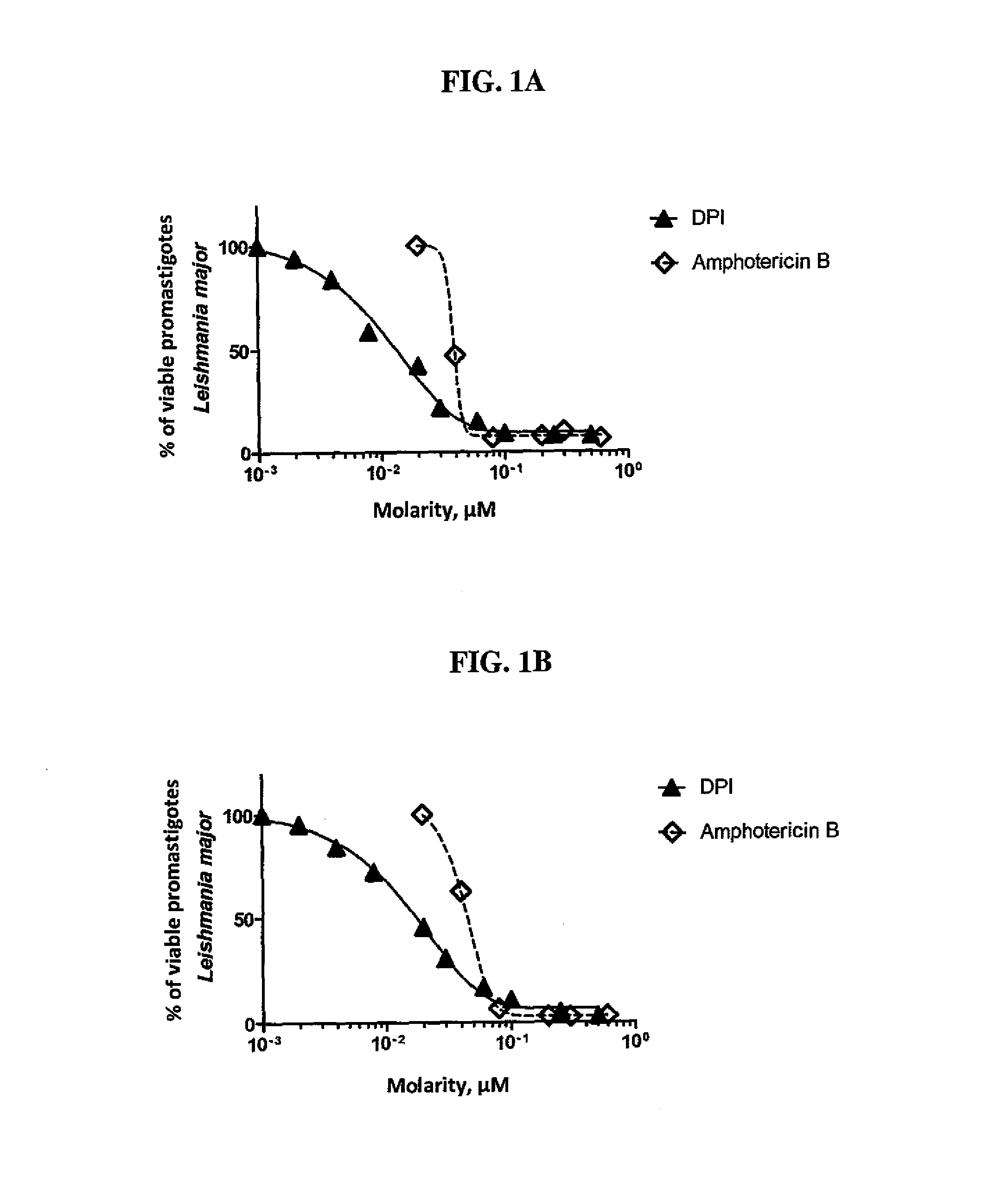 Pharmaceutical composition comprising diphenyleneiodonium for treating diseases caused by the parasites belonging to the family trypanosomatidae