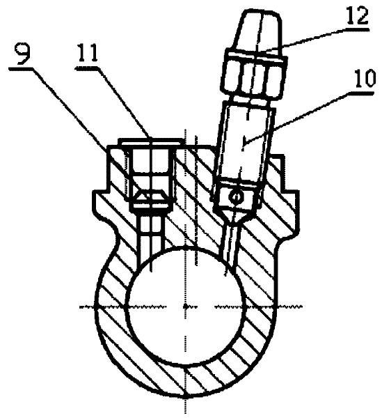 Brake wheel cylinder assembly for preventing collision between pistons