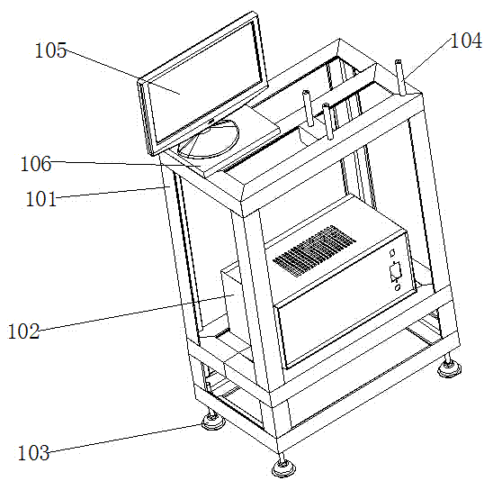 Fully automatic heat-sealing tape and reel packaging machine