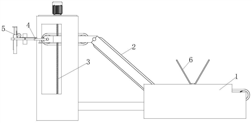 An automatic flipping and dislocation stacking device for carton packaging