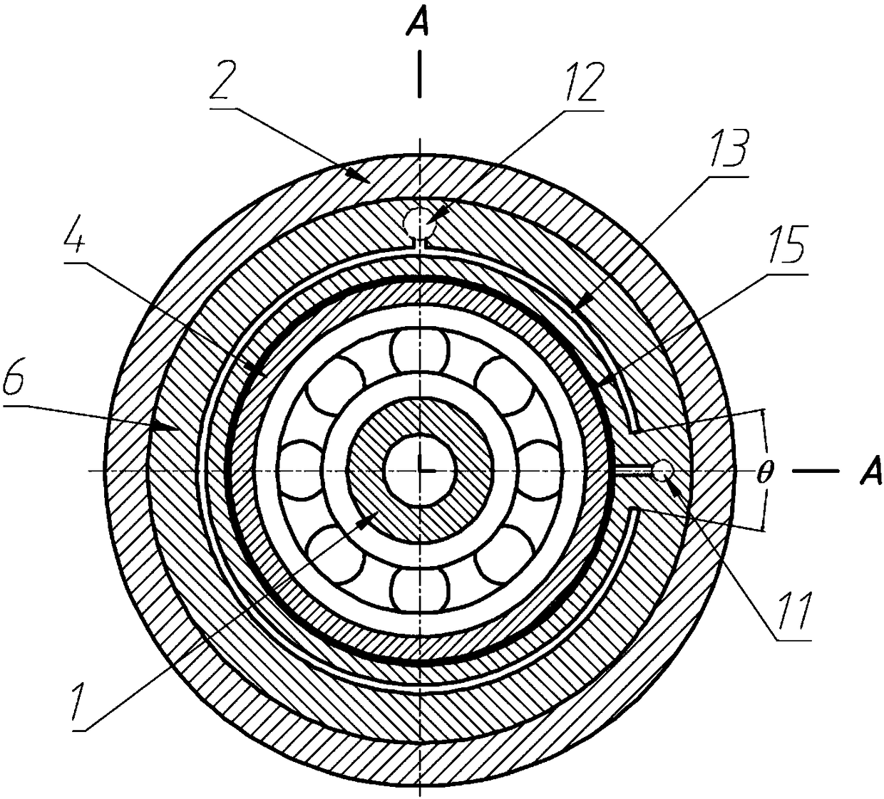 Variable damping squeeze-film damper for aeroengine