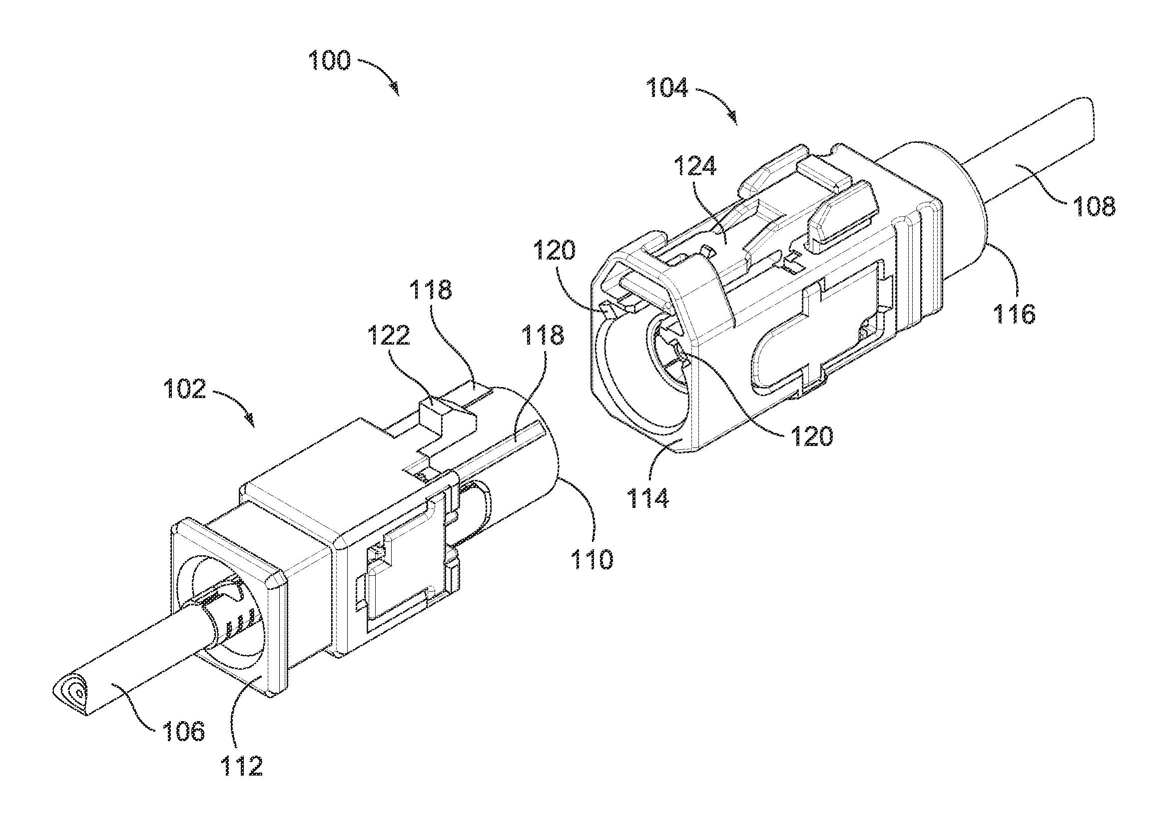 Radio frequency connector assembly
