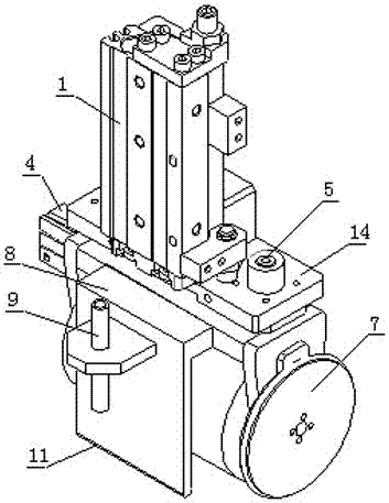 Filmy material stripping and bonding device and using method