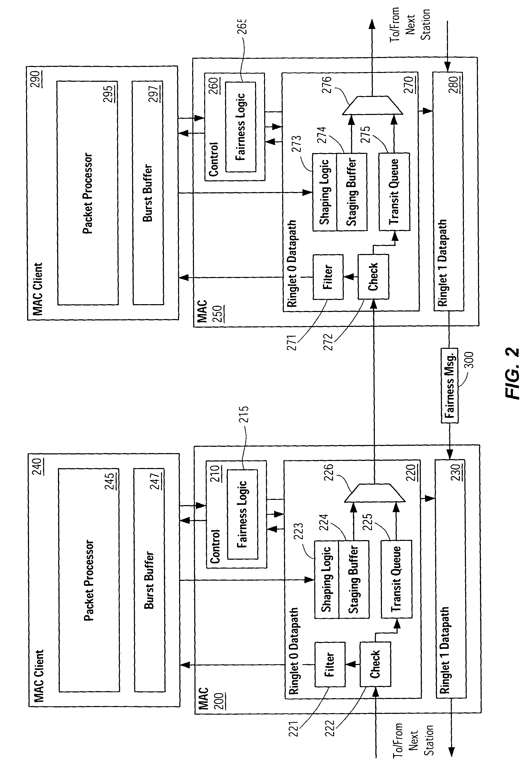 Systems and methods for alleviating client over-subscription in ring networks