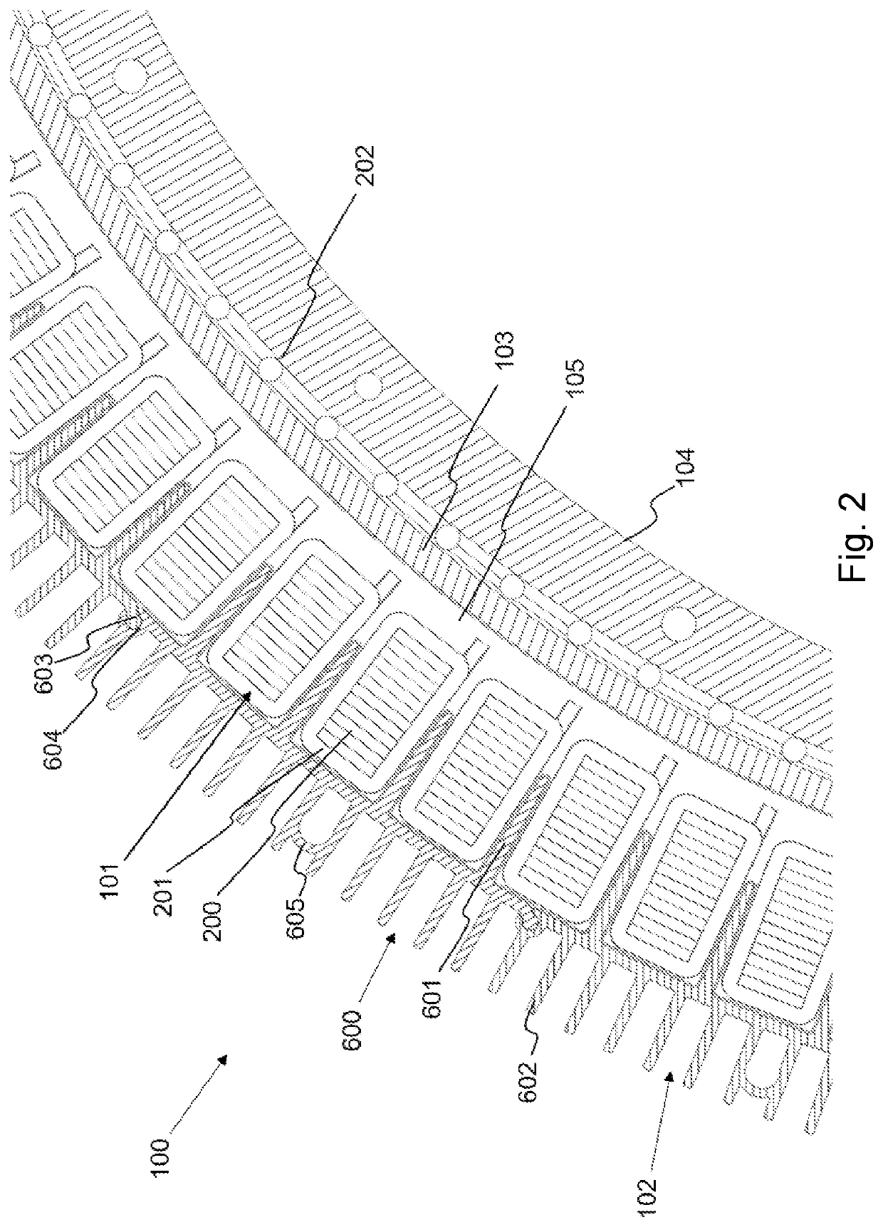 Axial flux machine and method for the manufacturing thereof