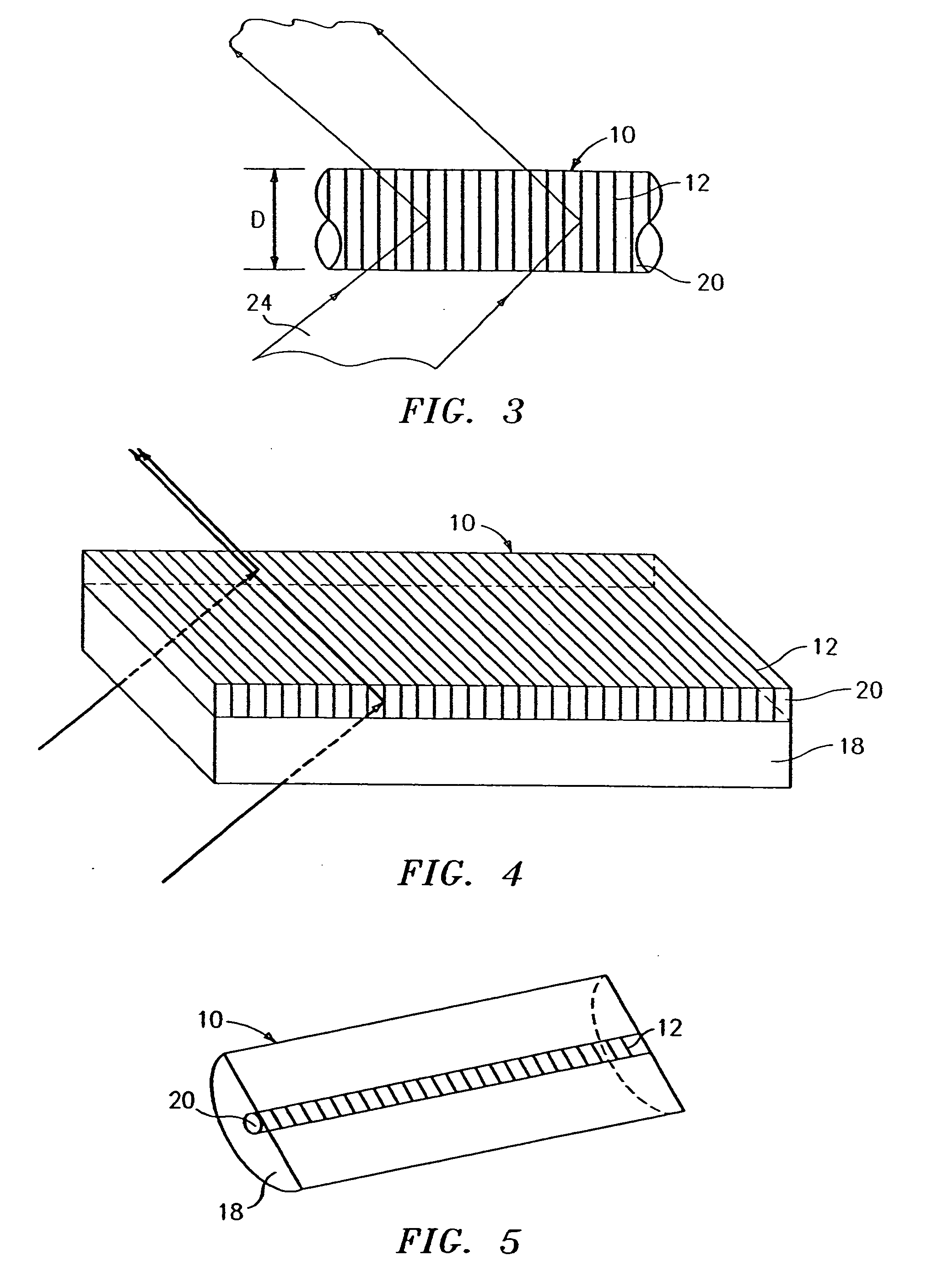 Optical identification element using separate or partially overlapped diffraction gratings