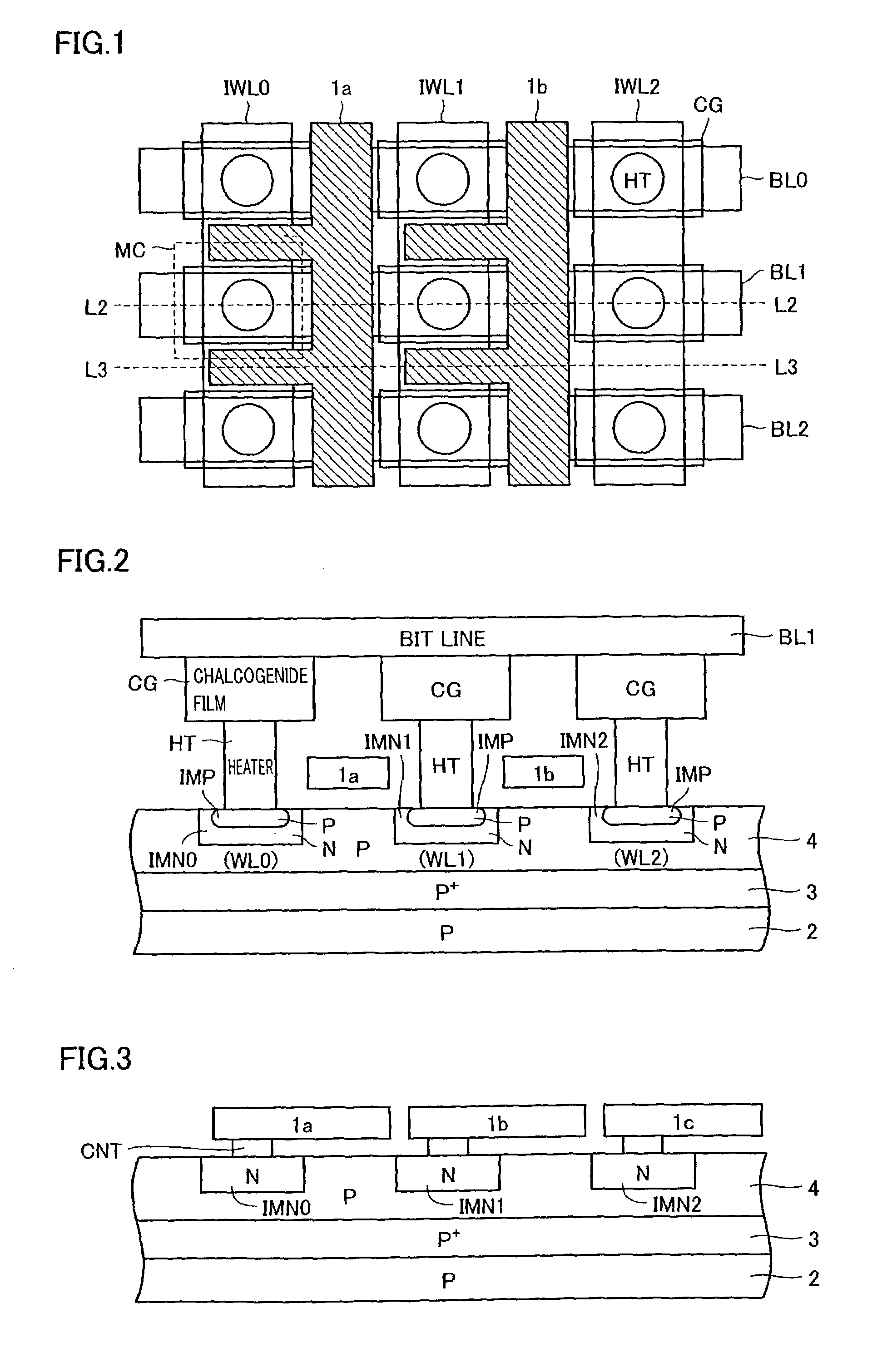 Non-volatile semiconductor memory device allowing shrinking of memory cell