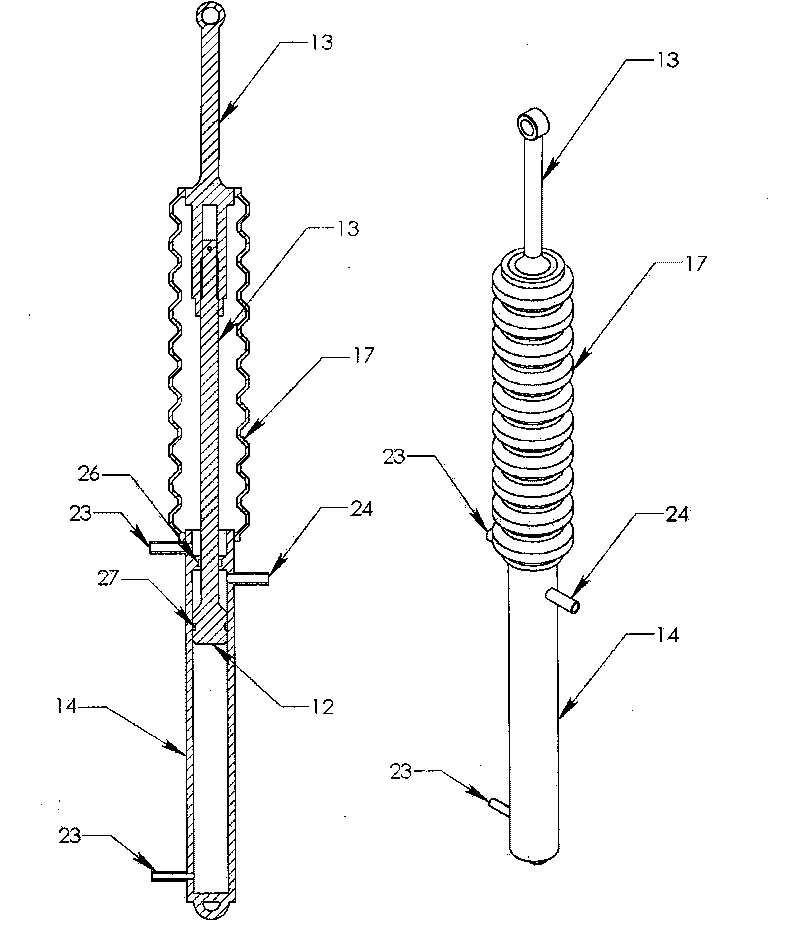 Heaving plunger cylinder-type wave energy generation system
