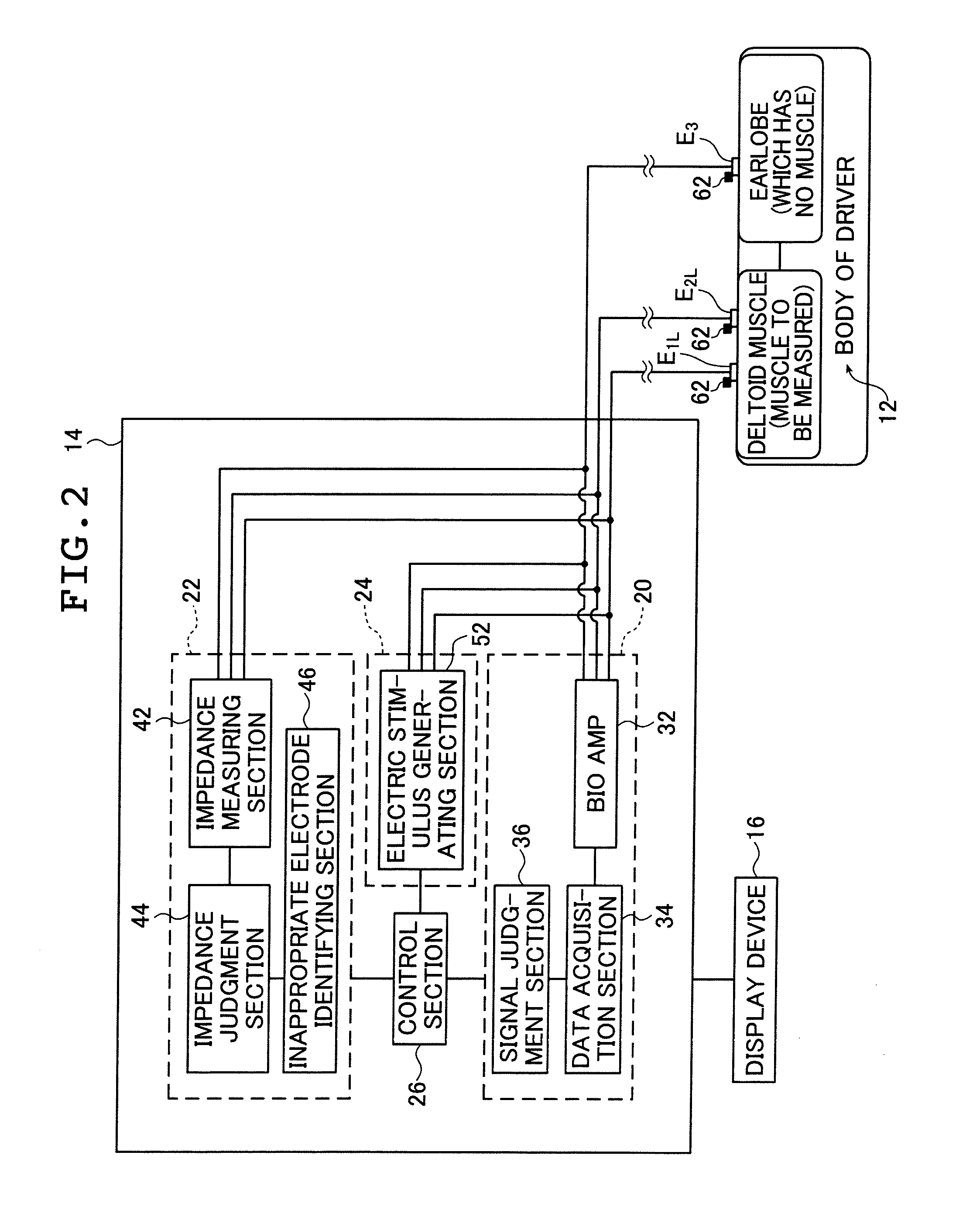 Bioelectrical Information Acquisition Device And Inappropriately-Attached-Electrode Identifying Method