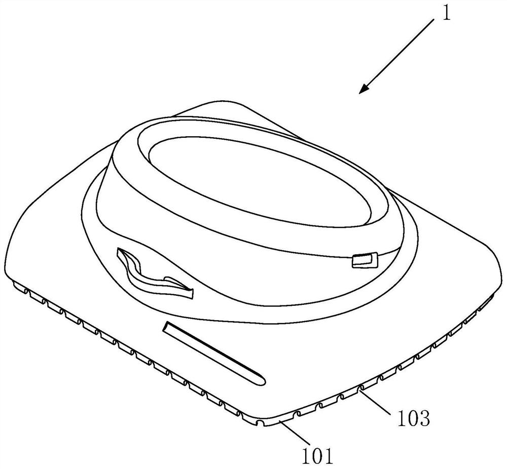 A kind of LED lamp housing and sealing method thereof