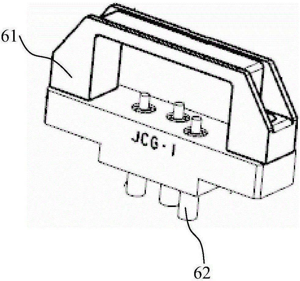Profile detection device used for automobile parts