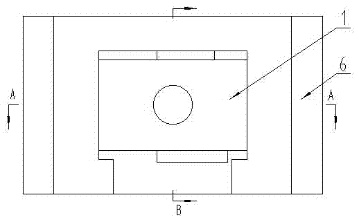 Shielding box cover folding die