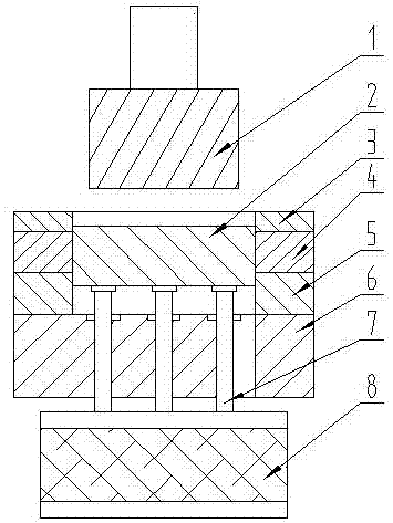 Shielding box cover folding die