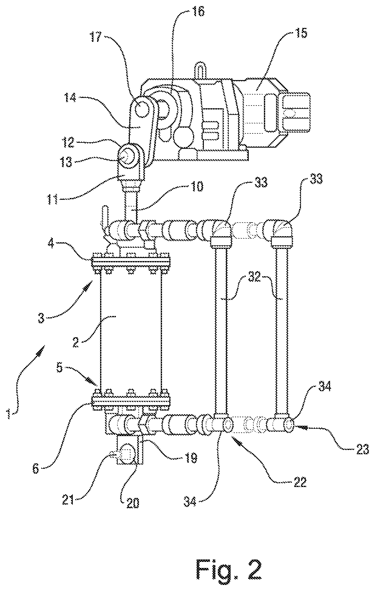 Gas compressor unit for oil wells