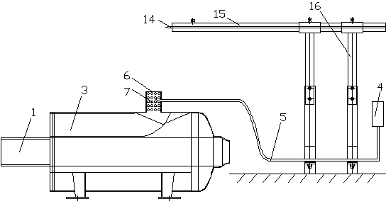 Horizontal flow-opening igniting device
