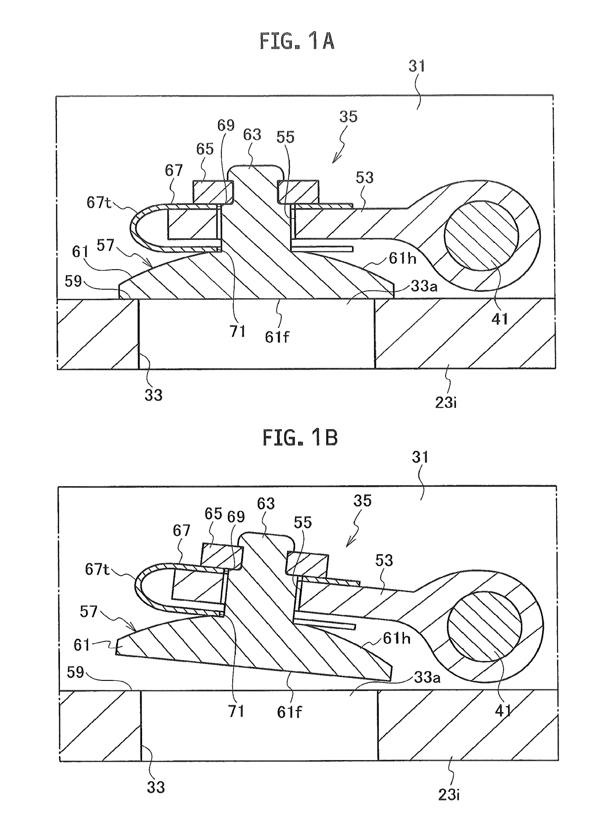 Variable-flow-rate valve mechanism and turbocharger