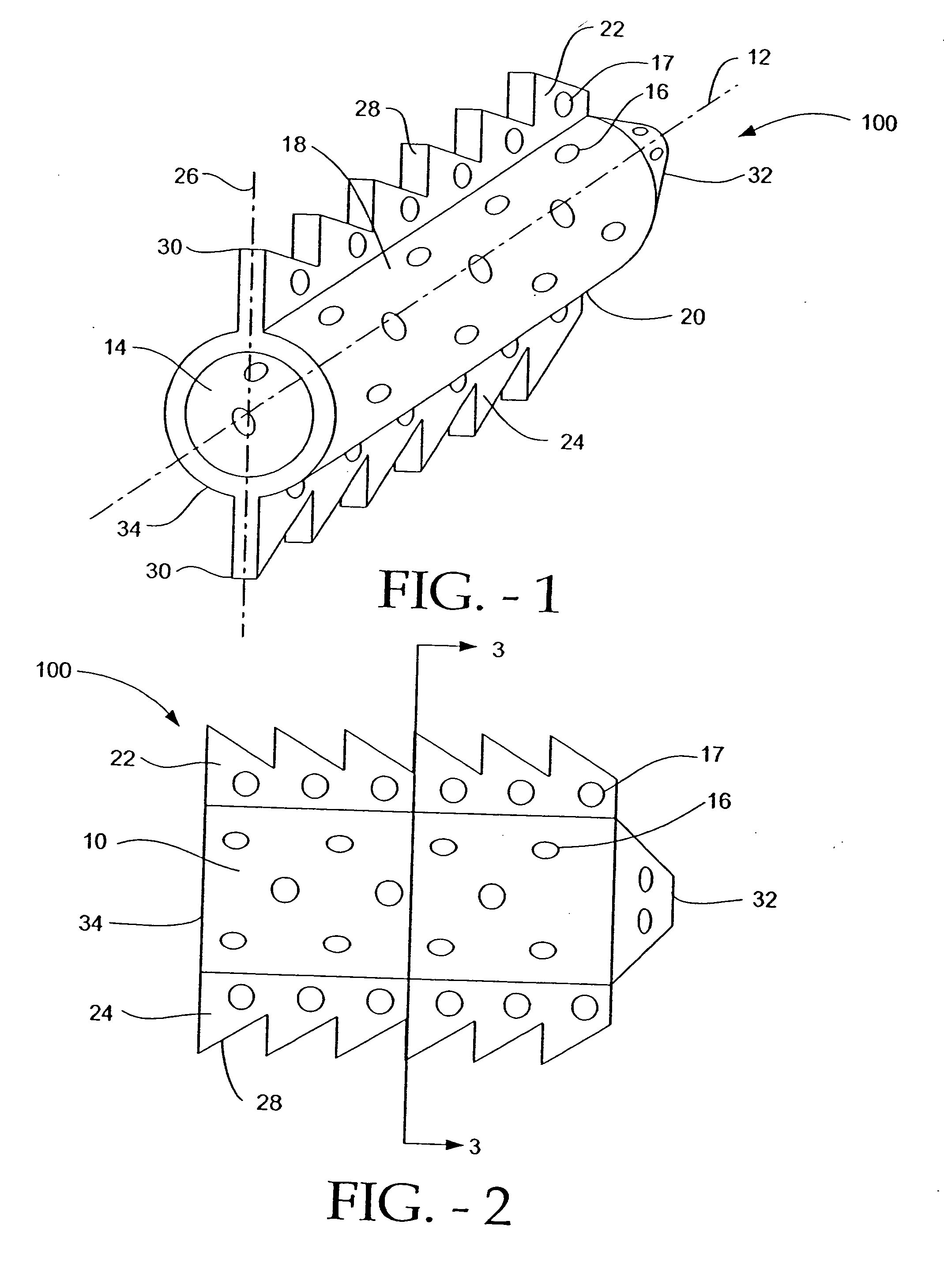 Intervertebral body fusion cage with keels and implantation methods