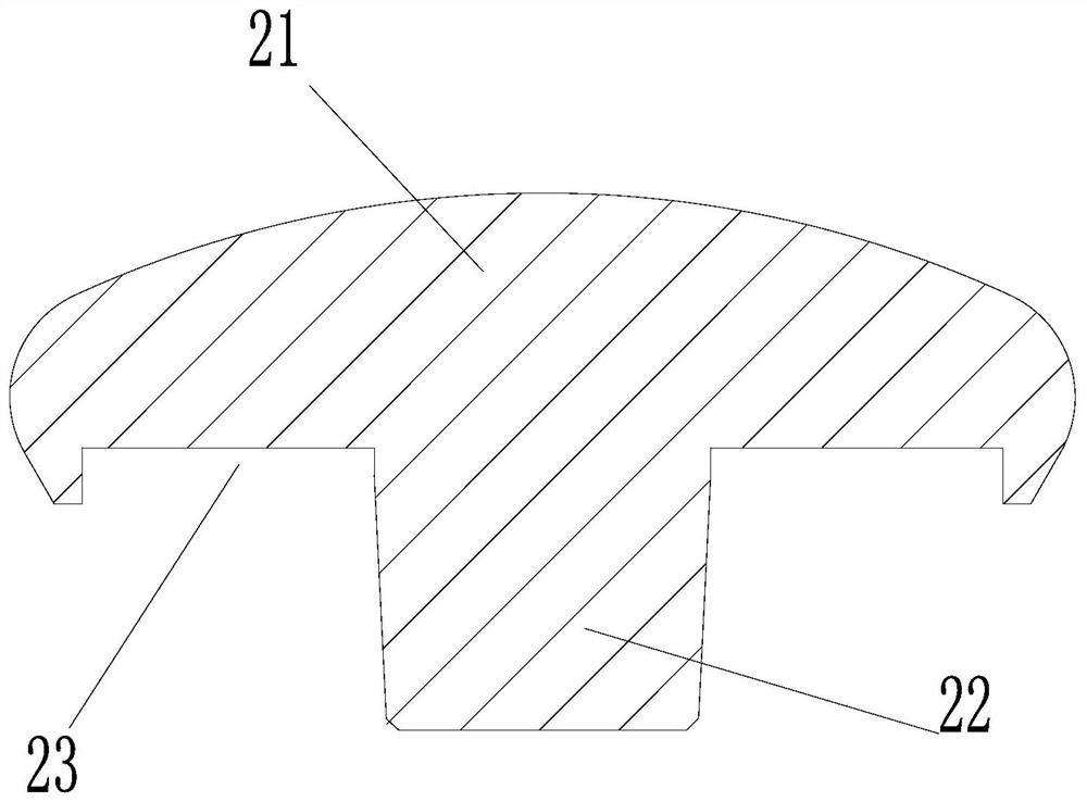 Replacement prosthesis of half hip joint and surgical tool