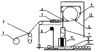 Method for producing ER5356 barreled aluminum alloy welding wires