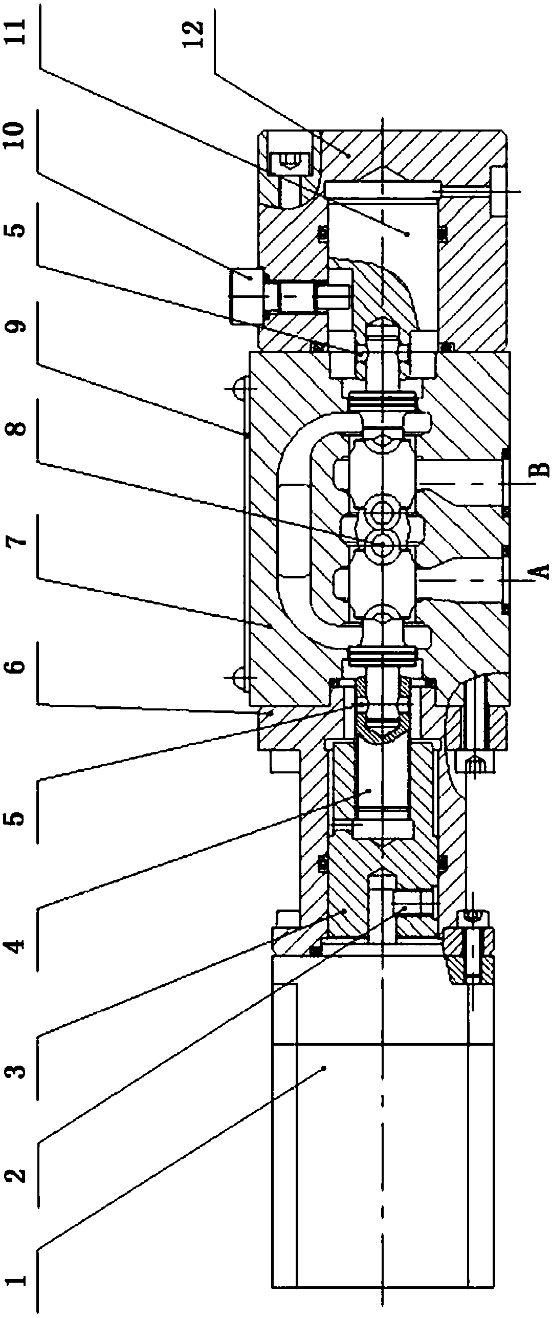 Digital valve driven by motor