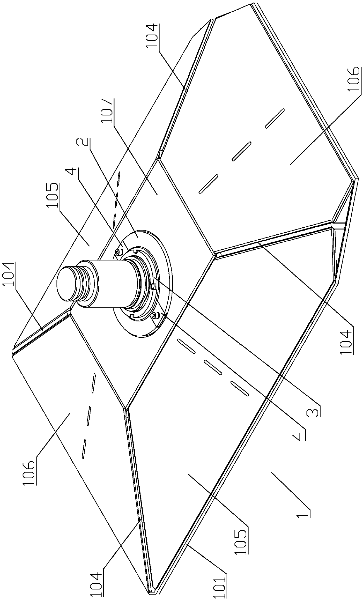 A high-strength support plate