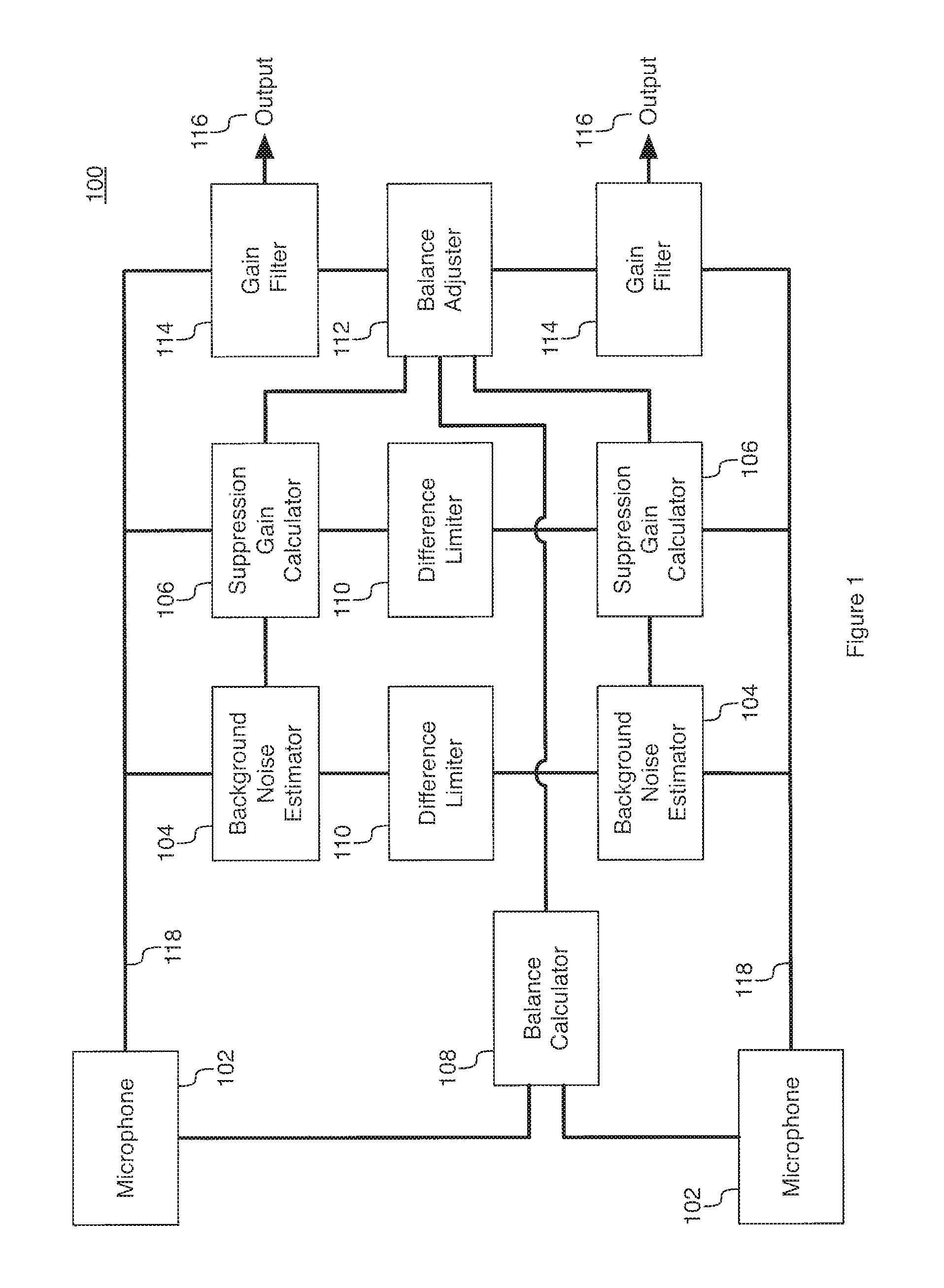 Sound field spatial stabilizer with structured noise compensation