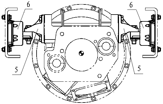 Automobile power assembly suspension device